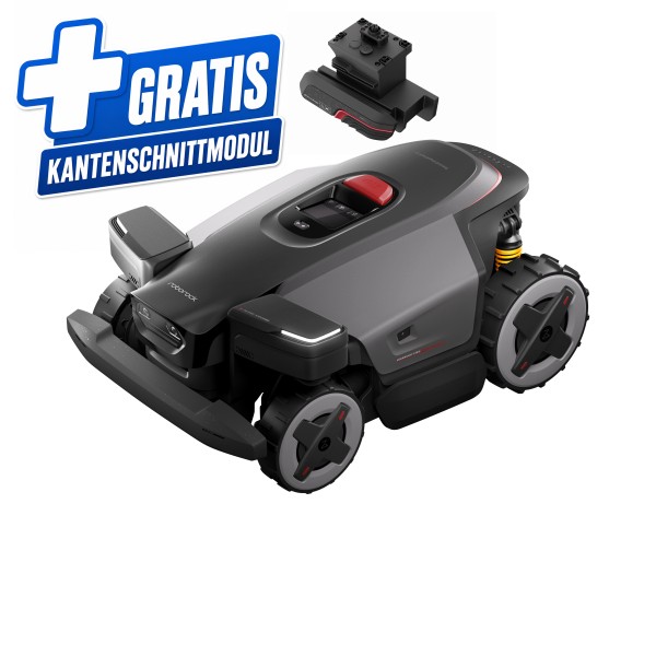 roborock RockMow Z115 AWD Mähroboter, 1500 m², 4WD, Inkl. Kantenschnittmodul, RTK+VSlam+KI+Kamera