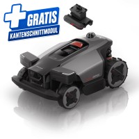 roborock RockMow Z120 AWD Mähroboter, 2000 m², Inkl. Kantenschnittmodul, 4WD, LiDAR , VSlam+KI+